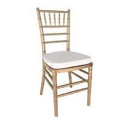 Chaise chiavari dorée