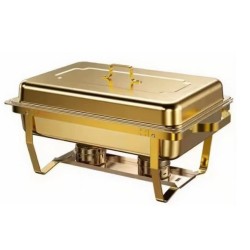 Chafing dish classique doré (1/1)