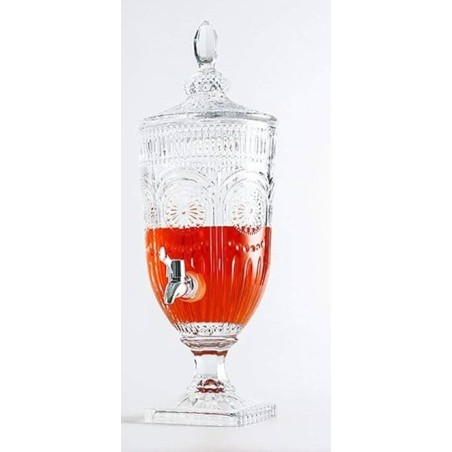 Distributeur de jus en verre