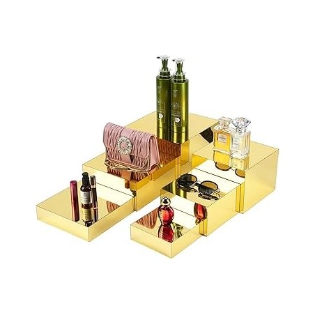 Présentoirs Or appéritif buffet 1 lot de 5 pièces