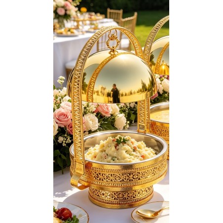 Chafing dish Luxury doré 8L
