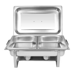 Chafing dish argenté ordinaire 1/2