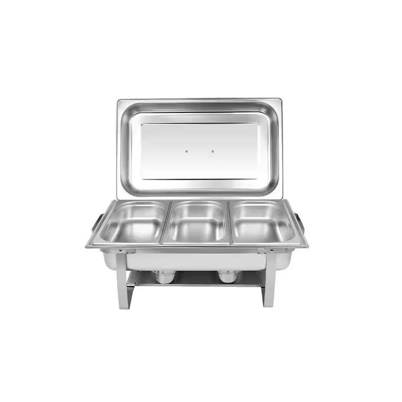 Chafing dish argenté ordinaire 1/3