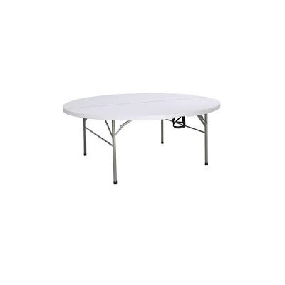 Table ronde blanche  (10 places)